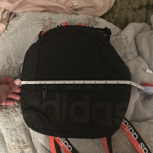 Adidas // linear mini backpack black signal pink and white - Picture 6 of 7
